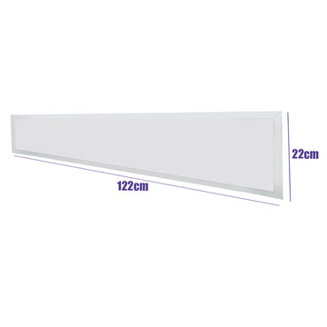 Painel Led 22x122 36W Embutir Retangular Luminária